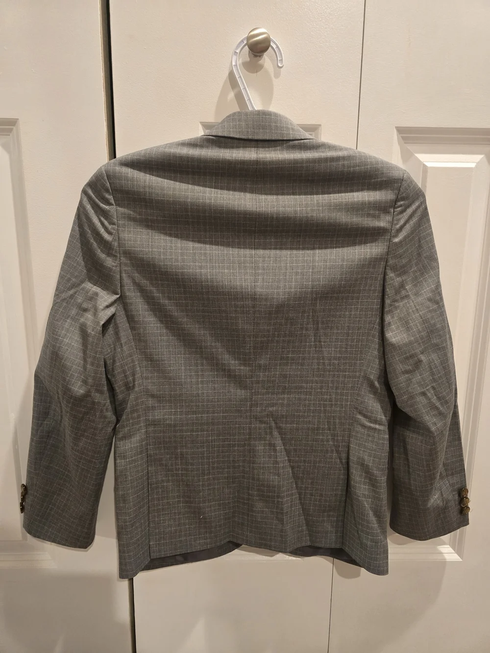 Ralph Lauren Light Gray Windowpane Sport Coat